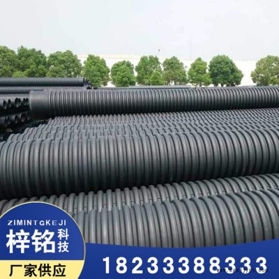 廊坊梓铭克拉管 高密度聚乙烯缠绕增强管DN300 SN8PE市政排污管排水管图8