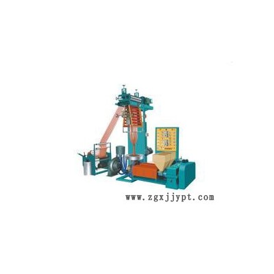 供应双色吹塑薄膜机组 PE HDPE LDPE 聚乙烯双色彩条吹膜机组图1