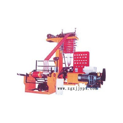 供应双色吹塑薄膜机组 PE HDPE LDPE 聚乙烯双色彩条吹膜机组图2