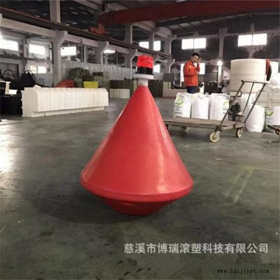 金博瑞厂家供货海上用大直径塑料航标LLDPE 聚乙烯警示灯浮标图2