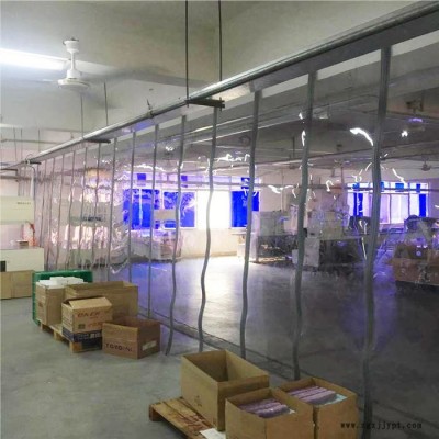 兴德门业磁性自吸超透明PVC软门帘图4