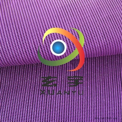 浙江玄宇工厂生产PVC塑胶网格布 浸塑网眼布 防风防尘防晒网格布 PVC网格布图2