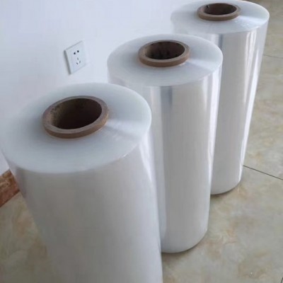 PE拉伸缠绕膜厂家广东佛山缠绕膜LLDPE拉伸膜全自动机用手工白色透明工业保鲜膜包装膜打包膜图5
