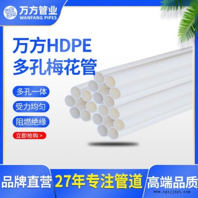 万方 hdpe多孔梅花管 HDPE多孔梅花管图4