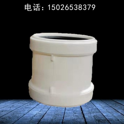 HDPE压盖承插排水管 HDPE电熔连接排水管 量大价优 旌惠图5