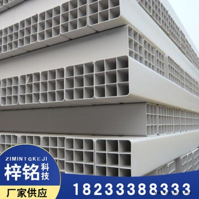 廊坊梓铭四孔格栅管 72*72*33四孔pvc方管 批量定制PVC方管多孔通信格栅管图2