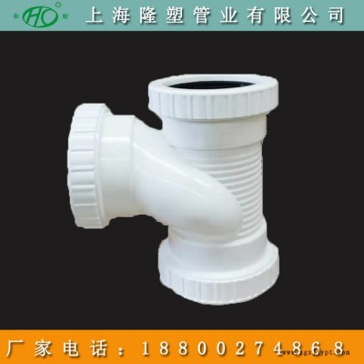 HDPE压盖式柔性承插排水管 HDPE静音排水管 现货供应 和财图4
