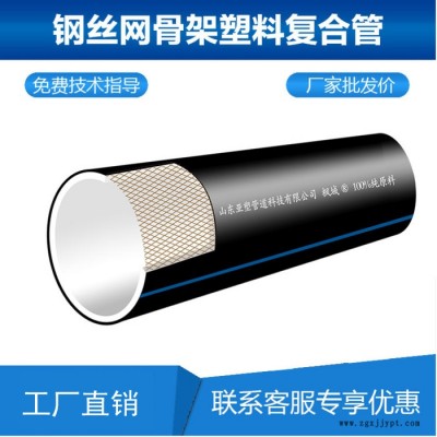 亚塑管道hdpe钢丝网骨架复合管hdpe钢丝网骨架管hdpe钢丝网骨架复合管厂家hdpe钢丝网骨架聚乙烯复合管生产厂家图5