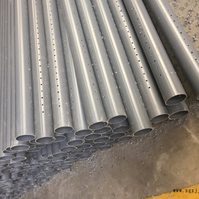 恒泰牌**硬式UPVC透水管型号D8纵向开孔PVC-U管图1