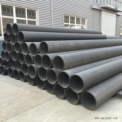 廊坊梓铭厂家销售HDPE双壁波纹管300排大口径黑色排污水波纹管HDPE给水管图8