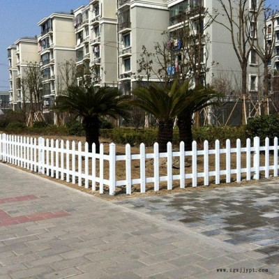 pvc塑钢护栏 栅栏 花园围栏 绿化花坛草坪护栏图3