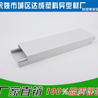 【源头厂家】pvc线槽管 绝缘阻燃PVC线槽 来图来样开模定制 挤出加工 塑料线槽图3