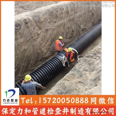 HDPE（B型）管 克拉管 聚乙烯缠绕结构壁管图5