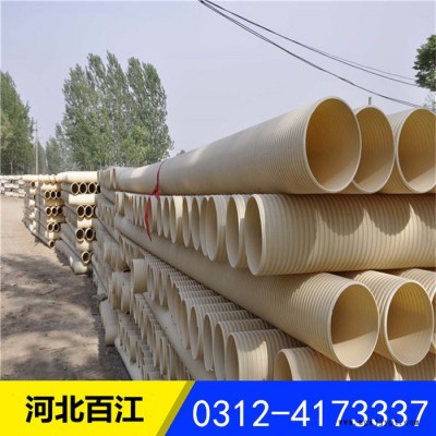 百江 PVC-U双壁波纹管 排水管 规格110mm图5