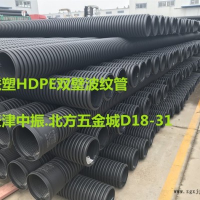 天津联塑HDPE双壁波纹管SN8/DN200联塑HDPE波纹管/联塑管道图5