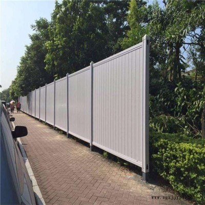 中山工地围挡现货 深圳道路施工围墙安装 PVC围挡护栏供应图3