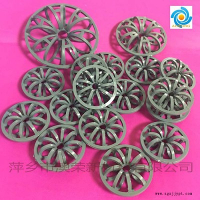 CPVC花环 氯化聚氯乙烯花环填料 塑料CPVC梅花环 A形塑料泰勒花环 萍乡澳荣牌