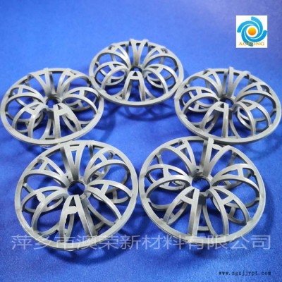 CPVC花环 氯化聚氯乙烯花环填料 塑料CPVC梅花环 A形塑料泰勒花环 萍乡澳荣牌图2