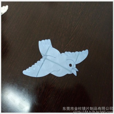 供应pvc镜片加工 电镀pvc镜片 背胶pvc镜片 儿童玩具专用pvc镜片图1