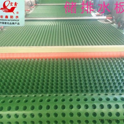** 宏鑫 防水防潮 隔音隔热  HDPE防护出排水板图2