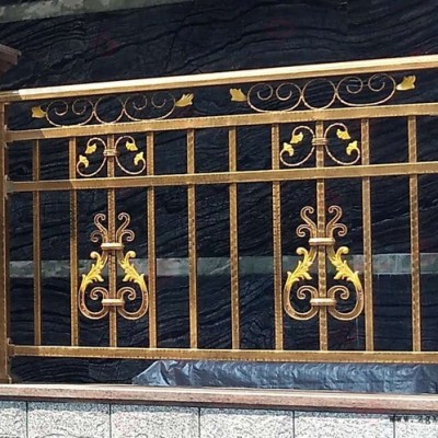 双强社区护栏锌钢草坪PVC护栏锌钢空调护栏