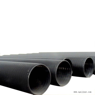 西藏 陕西HDPE塑钢缠绕排水管 聚乙烯塑钢缠绕管 承插缠绕排污管