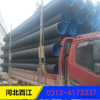 百江 HDPE双壁波纹管 黑波纹 排污管 DN800mm图6
