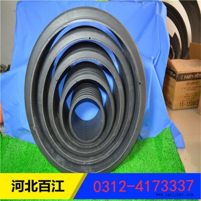 百江 HDPE双壁波纹管 黑波纹 排污管 DN400mm图4