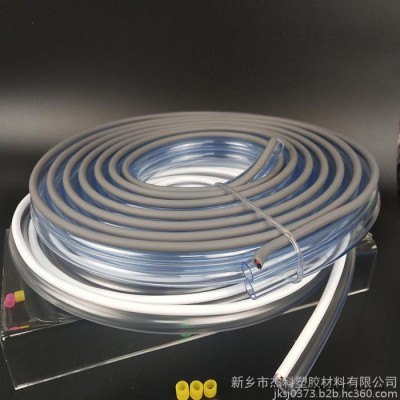 杰科塑胶  冲洗电线管 双排电线管 PVC透明管 厂家供应现货 量大从优图3