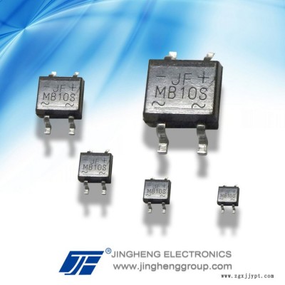 吉福JF / 晶恒JH 品牌  MB12E   MBS封装 1A 200V  整流桥堆