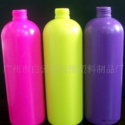 定制475MLLDPE软性丝印洗护系列塑料瓶品质保证