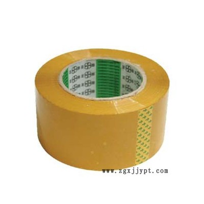 供应自然BOPP45MM*50Y宽米黄色胶带 封箱胶带图2