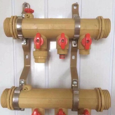 直销 新型pp-r分水器 智能型塑料分集水器 地暖集分水器图2