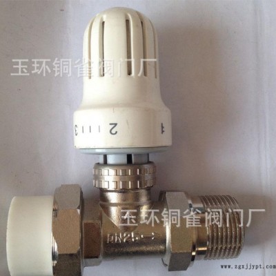 PP-R暖气自动温控阀DN20/DN25/6分1寸恒温阀 玉图3
