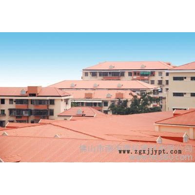 供应鹰拓建材1050多彩树脂瓦  ASA合成树脂瓦屋顶瓦琉璃别墅瓦 小区洋房防腐蚀波纹塑料瓦片 特种建材 颜色耐看，环保图2