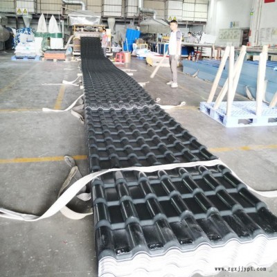 供应鹰拓建材1050多彩树脂瓦  ASA合成树脂瓦屋顶瓦琉璃别墅瓦 小区洋房防腐蚀波纹塑料瓦片 特种建材 颜色耐看，环保图8