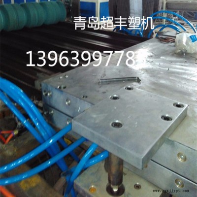 超丰专业PVC+ASA塑料琉璃瓦设备、合成树脂瓦生产线、PVC波浪瓦机器图2