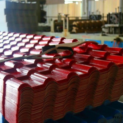 供应塑钢瓦 合成树脂瓦 平改坡工程专用瓦 防腐厂房瓦 ASA合成树脂瓦屋顶瓦琉璃别墅瓦 小区洋房防腐蚀波纹塑料瓦图7
