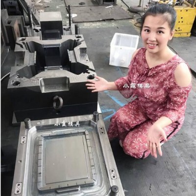 PP注塑周转箱模具PP注塑水果筐模具PP注塑蔬菜筐模具图3