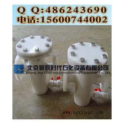 PP提篮式过滤器 T型PP管道过滤器 SRB型篮式PP过滤器图2