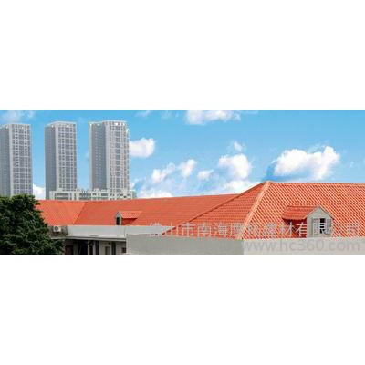 供应鹰1050别墅瓦 ASA合成树脂瓦屋顶瓦琉璃别墅瓦 小区洋房防腐蚀波纹塑料瓦 特种建材 颜色耐看，环保健康,可定做图4