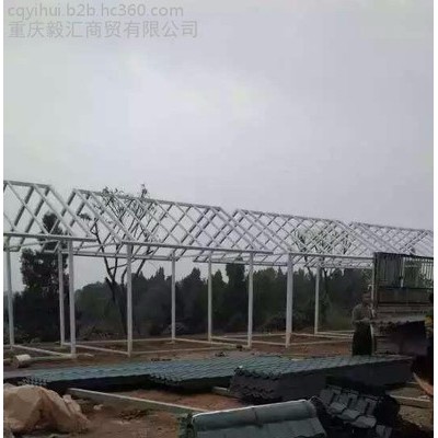 重庆毅汇ASA合成树脂瓦古建筑寺庙亭别墅平改坡工程新农村旧房改造瓦厂房停车场风貌改造市政工程瓦3mm厚图6
