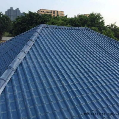 君胜吉 **塑料建材瓦 合成树脂瓦 特级ASA平改坡仿古瓦 隔热防火瓦图6