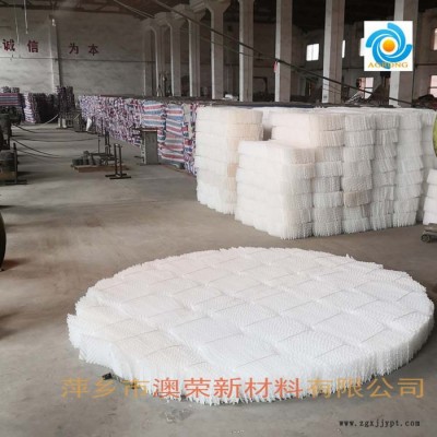 RPP塑料孔板波纹填料 增强聚丙烯波纹填料 PP PPH CPVC PVDF波纹填料 洗涤塔孔板波纹填料 澳荣牌塔填料