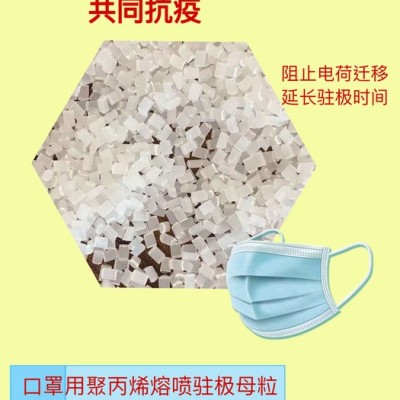 驻极母粒 PP熔喷布母粒 PP口罩熔喷布母粒 无纺布驻极母粒 口罩抗静电母粒图2