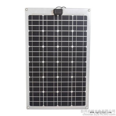 Chisolar/启皓光电 60W Sunpower 半柔性太阳能电池板可加工定制ETFE/PET层压板图2