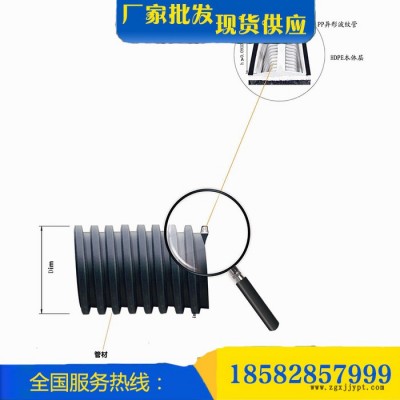 **  pp双高筋增强聚乙烯缠绕管 PP双高筋增强缠绕管图5