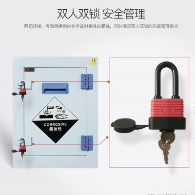 固银12加仑PP酸碱柜 PP试剂柜 强酸柜 **柜 **柜 硝酸柜 强碱存储图7