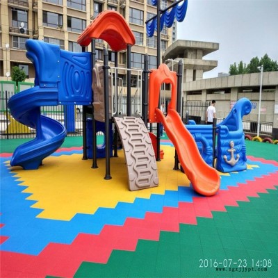 周口 小区公园悬浮地板 PP悬浮式拼装地板 工厂图6