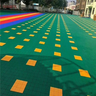 鹤壁 游乐场悬浮地板 PP悬浮式拼装地板 厂家图6